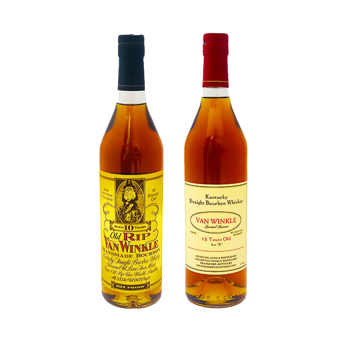Pappy Van Winkle 10 Year & 12 Year Bourbon Bundle