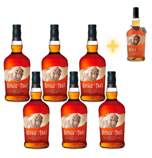 Limited Time Offer: Buffalo Trace Kentucky Straight Bourbon Whiskey 6 Bottles Bundle (Get the 7th Bottle for 10 Cents)