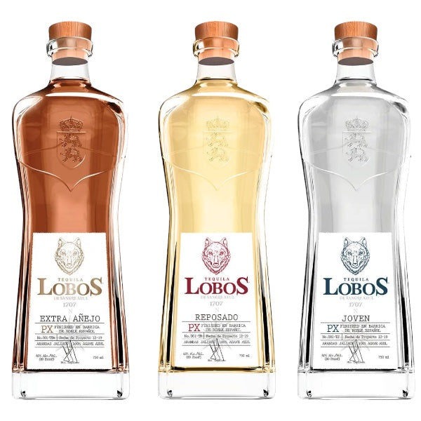 Lobos 1707 Joven, Reposado and Extra Anejo Tequila Bundle