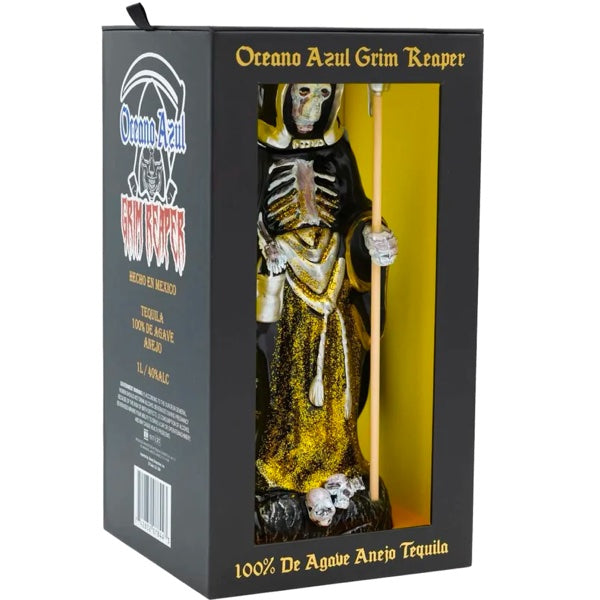 Oceano Azul Grim Reaper Anejo Tequila - Box
