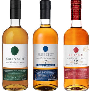 Green Spot, Red Spot and Blue Spot Irish Whiskey Bundle