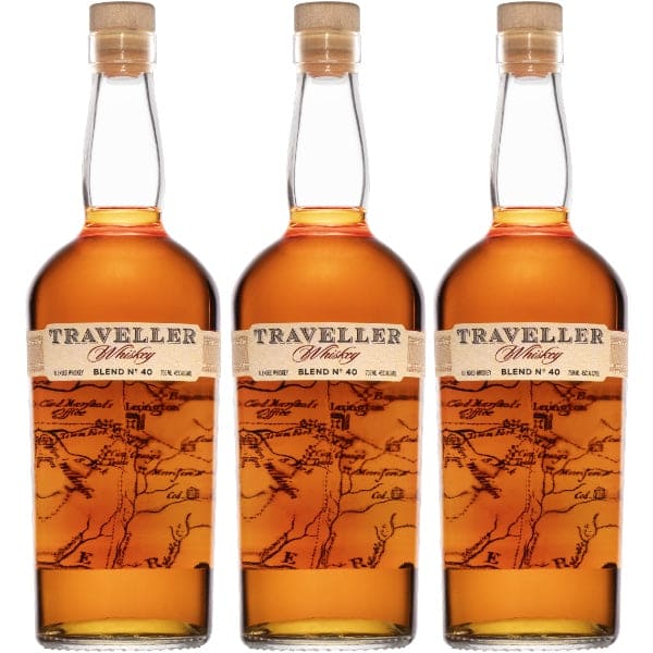 Traveller Blend No. 40 Whiskey by Chris Stapleton 3 Pack Bundle
