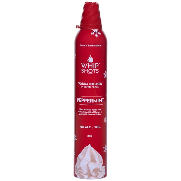 Whipshots Vodka Infused Peppermint Whipped Cream by Cardi B