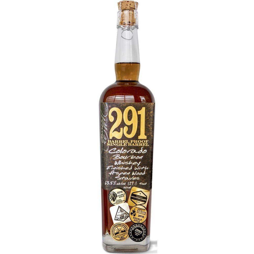 291 Colorado Barrel Proof Single Barrel Bourbon Whiskey - Bottle Engraving