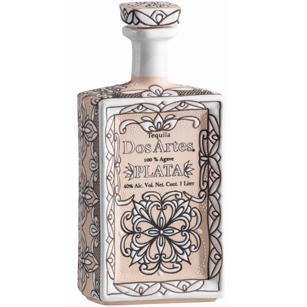 Dos Artes Plata Ceramic Bottle Tequila