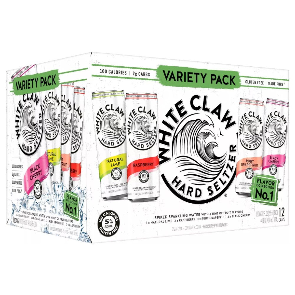 White Claw Hard Seltzer Variety Pack No1 12pk