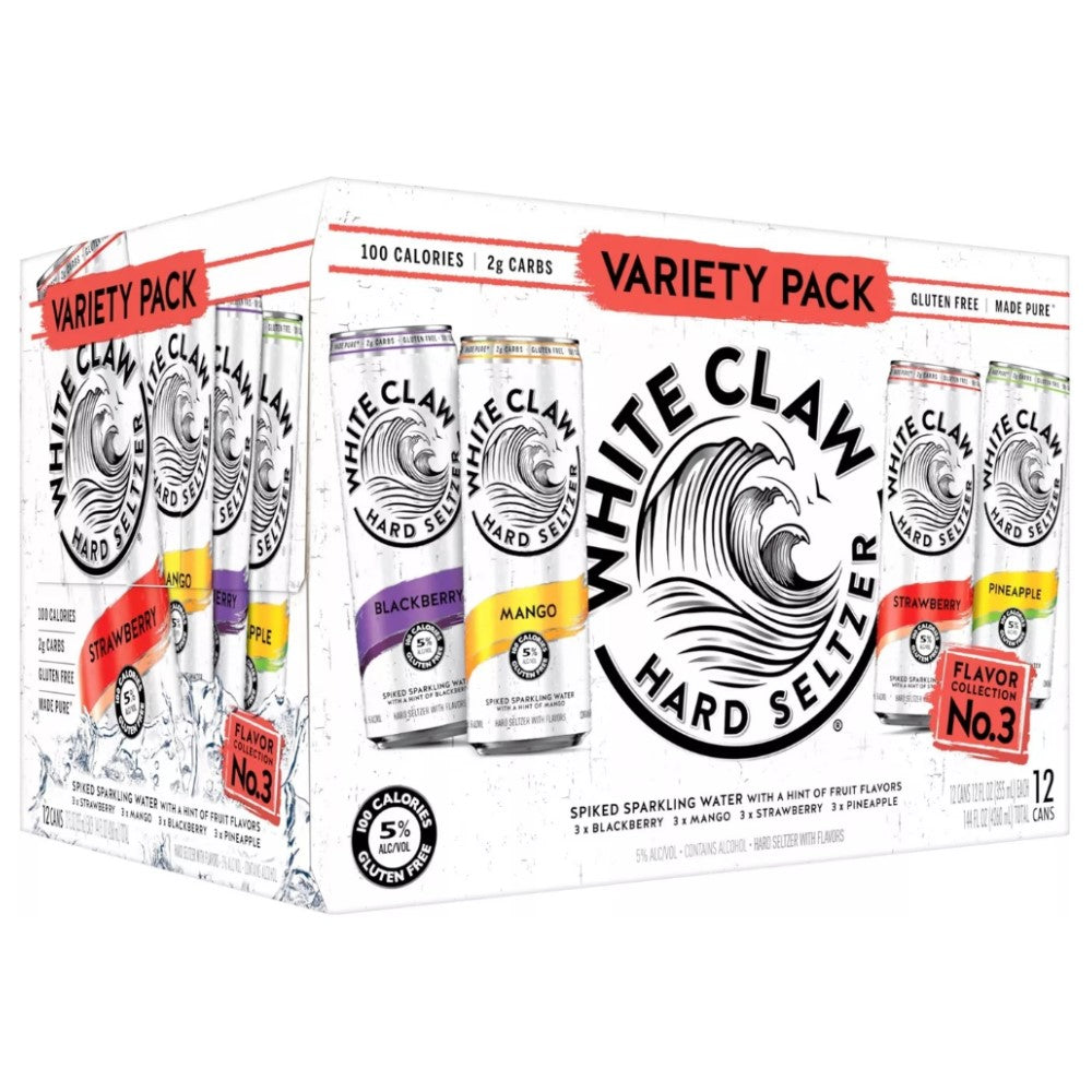 White Claw Hard Seltzer Variety Pack No3 12pk