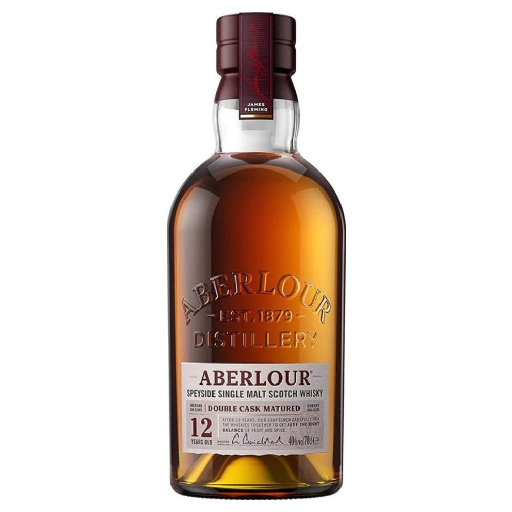 Aberlour 12 Year Old Speyside Single Malt Scotch Whisky - Bottle Engraving