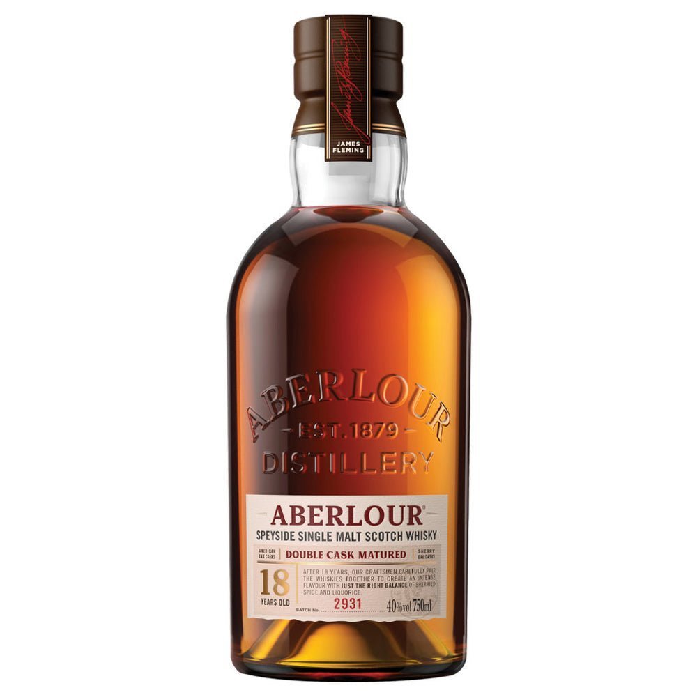 Aberlour 18 Year Old Speyside Single Malt Scotch Whisky - Bottle Engraving