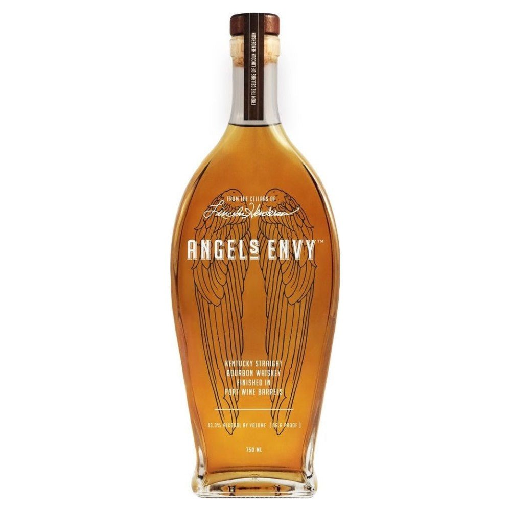 Angel’s Envy Finished in Port Barrels Bourbon Whiskey - Liquor Daze