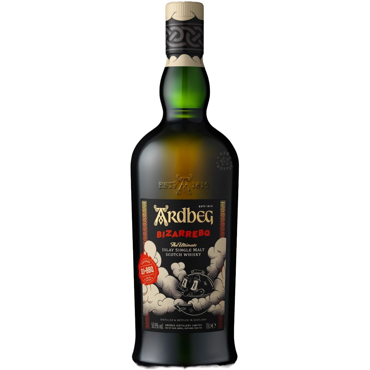 Ardbeg BizzareBQ Single Malt Scotch Whisky - Bottle Engraving