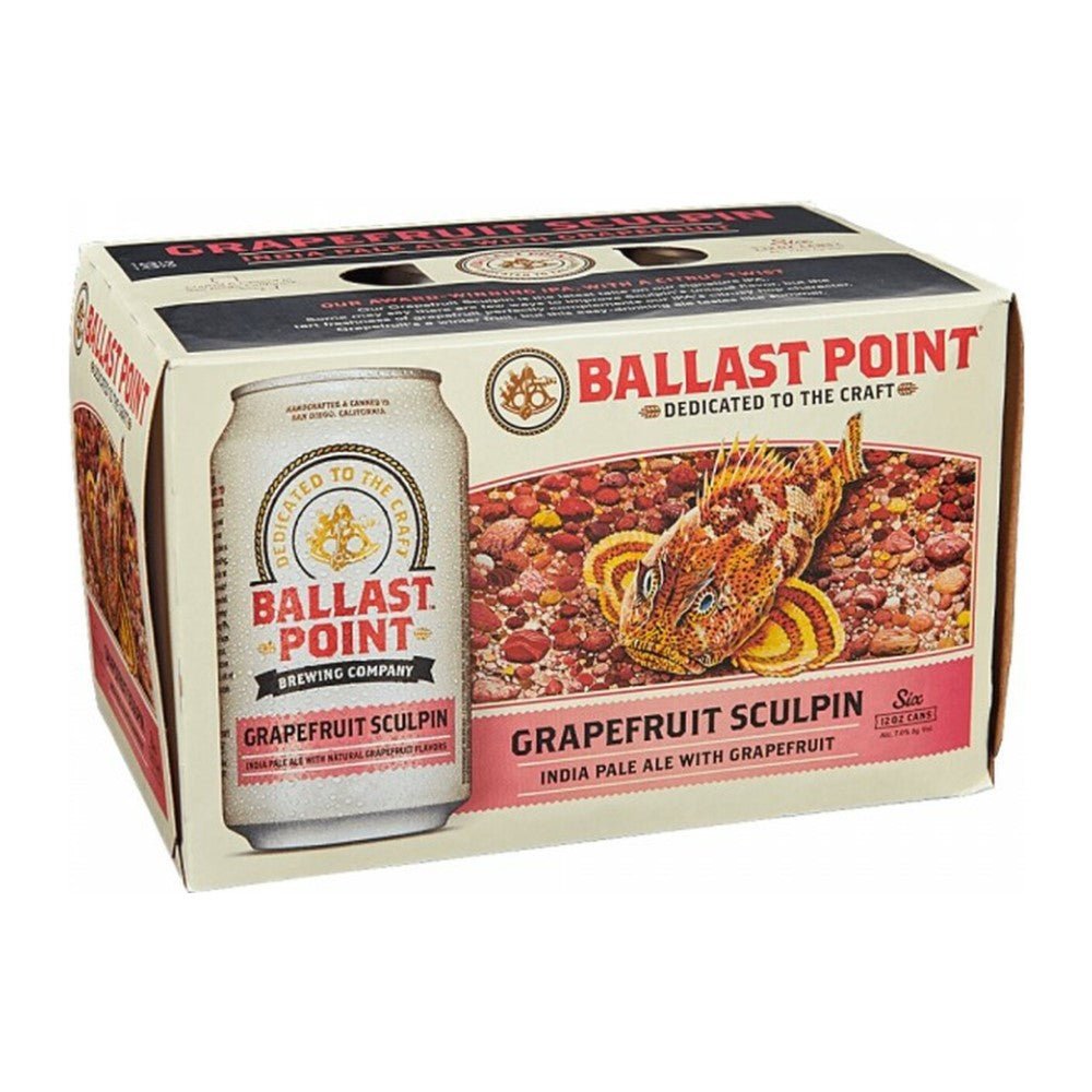 Ballast Point Grapefruit Sculpin IPA Beer 6pk  