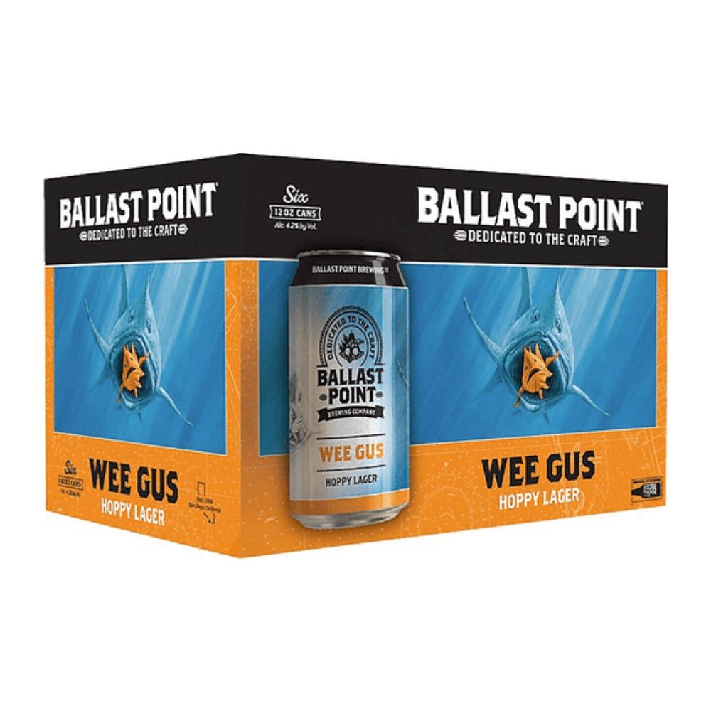 Ballast Point Wee Gus Hoppy Lager Beer 6pk  