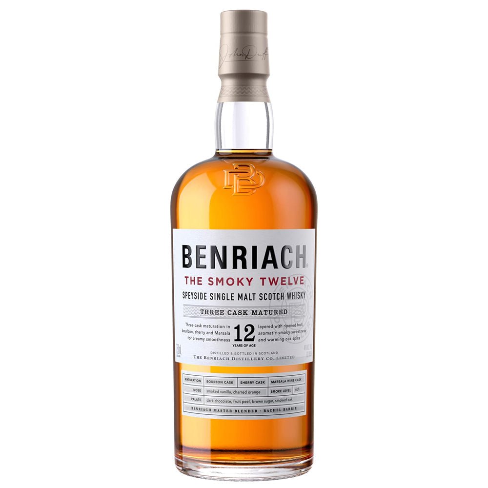 Benriach The Smoky 12 Year Twelve Speyside Single Malt Whiskey - Liquor Daze