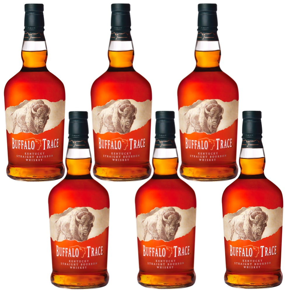 Buffalo Trace Kentucky Straight Bourbon Whiskey 6 Bottles Bundle