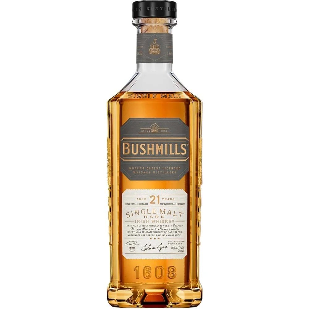 Bushmills 21 Year Old Single Malt Irish Whiskey - Liquor Daze