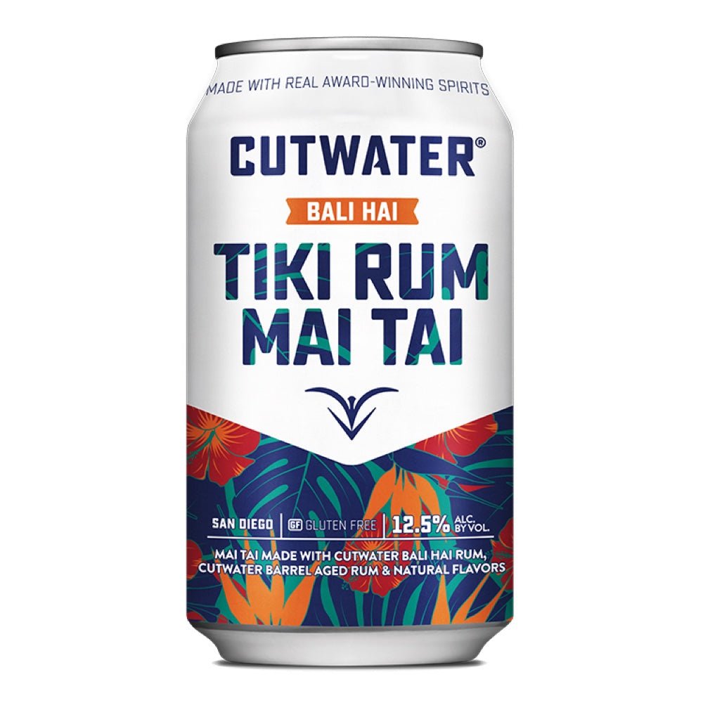 Cutwater Bali Hai Tiki Gold Rum Cocktail 4pk - Liquor Daze