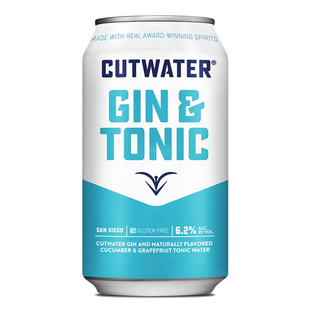 Cutwater Gin & Tonic Cocktail 4pk - Liquor Daze
