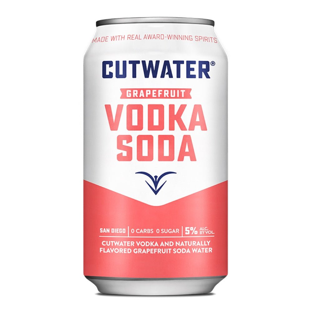 Cutwater Grapefruit Vodka Soda Cocktail 4pk - Liquor Daze