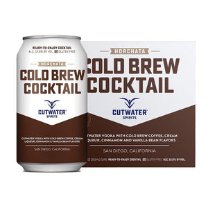 Cutwater Horchata Cold Brew Cocktail 4pk - Liquor Daze