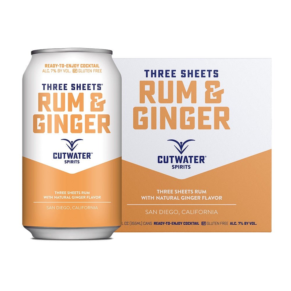 Cutwater Rum & Ginger Cocktail 4pk - Liquor Daze