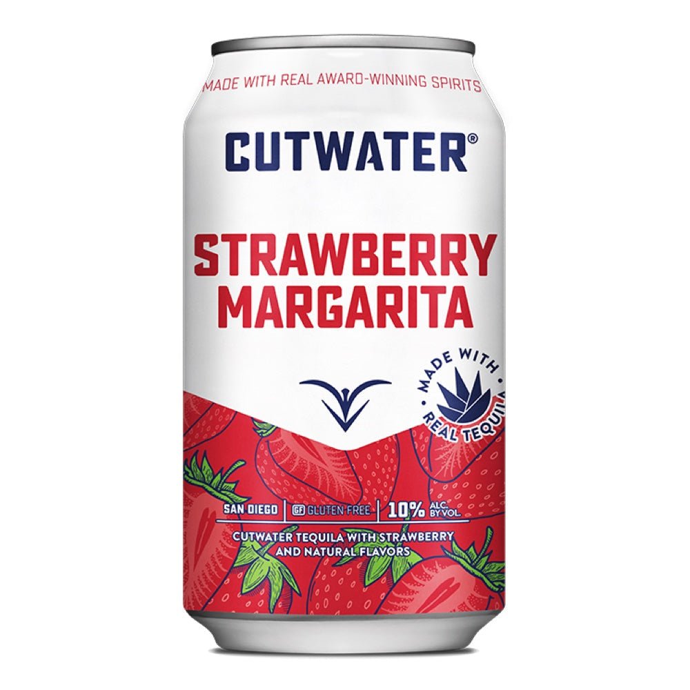 Cutwater Strawberry Margarita Cocktail 4pk - Liquor Daze