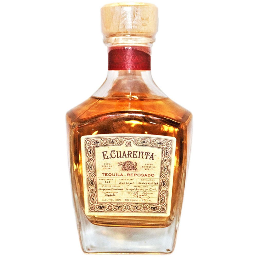 E Cuarenta Reposado Tequila - Liquor Daze