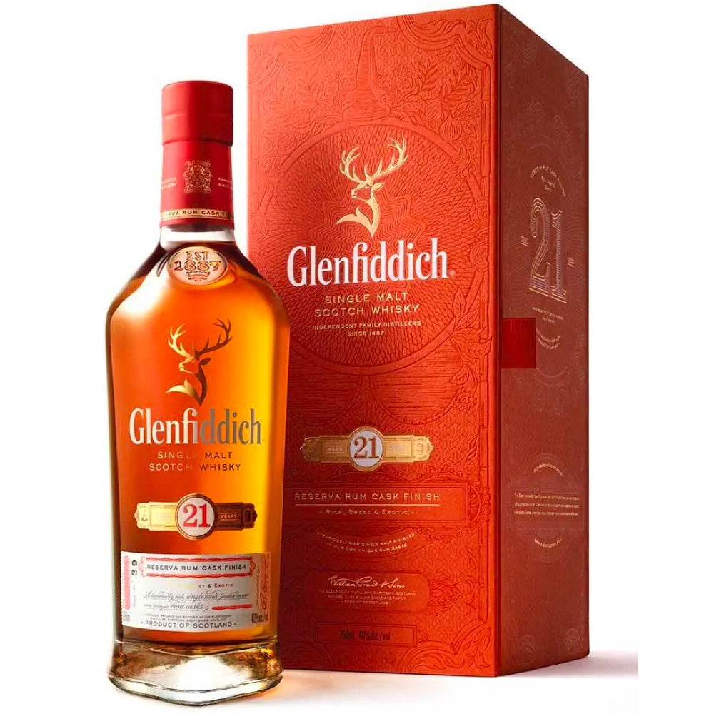 Glenfiddich Gran Reserva Rum Cask Finish 21 Year Old Single Malt Scotch Whisky