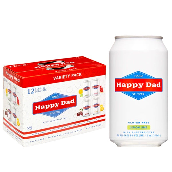 Happy Dad Variety Pack Hard Seltzer 12pk