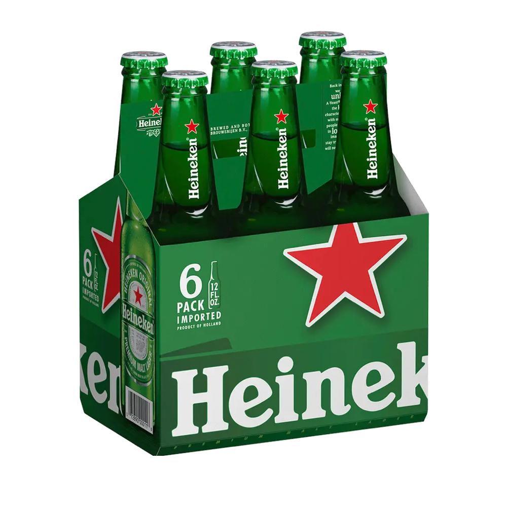 Heineken Lager Beer 6pk  