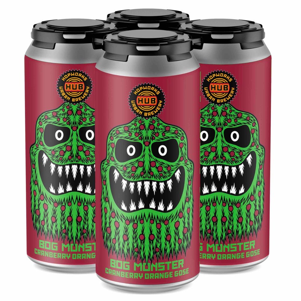 Hop Works Bog Monster Cranberry Orange Gose Beer  