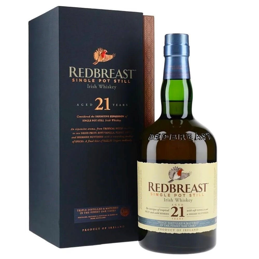 Redbreast 21 Year Old Single Pot Still Irish Whiskey - Liquor Daze