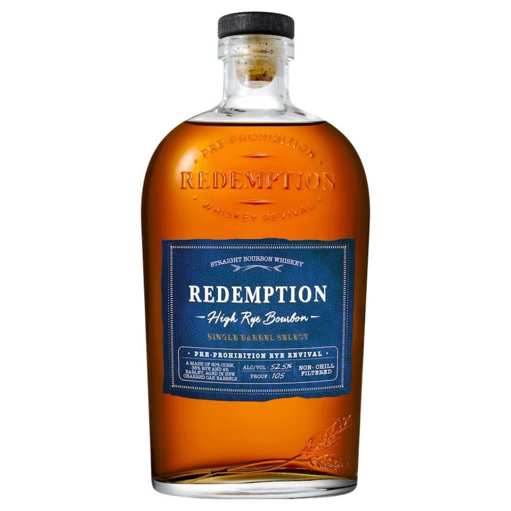 Redemption High Rye Bourbon Whiskey - Liquor Daze