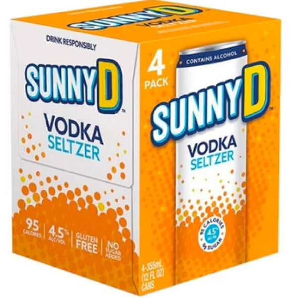 SunnyD Vodka Seltzer 4pk