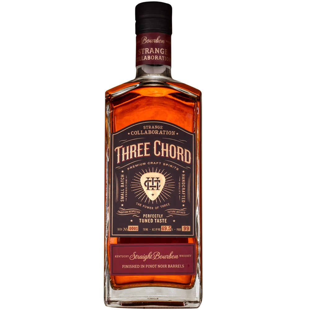 Three Chords Strange Collaboration Bourbon Whiskey